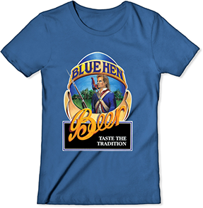 Blue Hen Beer Women's Royal Blue T-Shirt